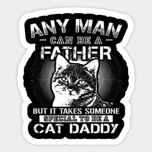 Cat Daddy Father Day Sticker